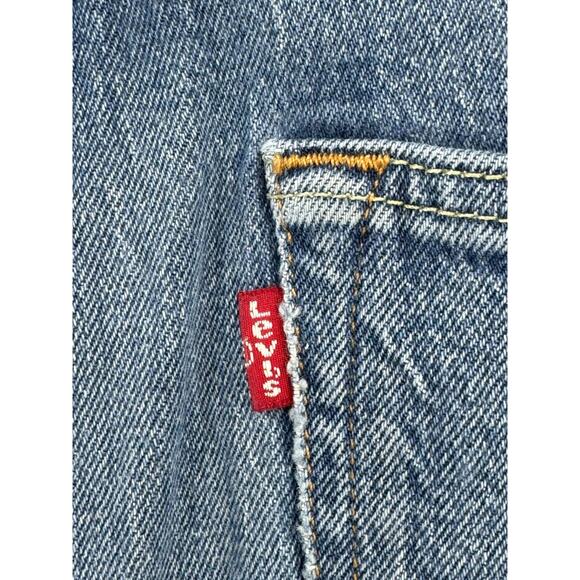 Levis Jeans Mens 34x30 Blue Straight Leg 501 XX Button Fly Medium Wash Denim - Picture 8 of 16